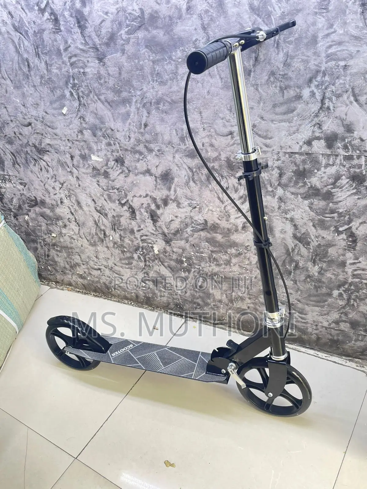 Teenagers / Kids Foldable Metallic Scooter Hand Brake