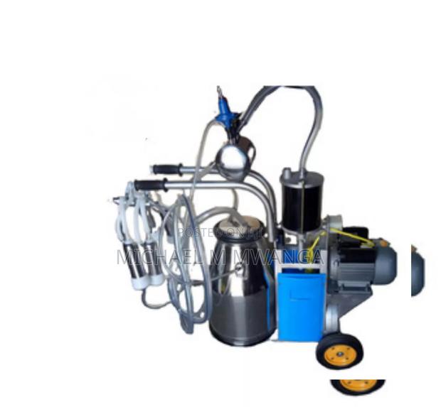 Stainless Milking Machine - main view