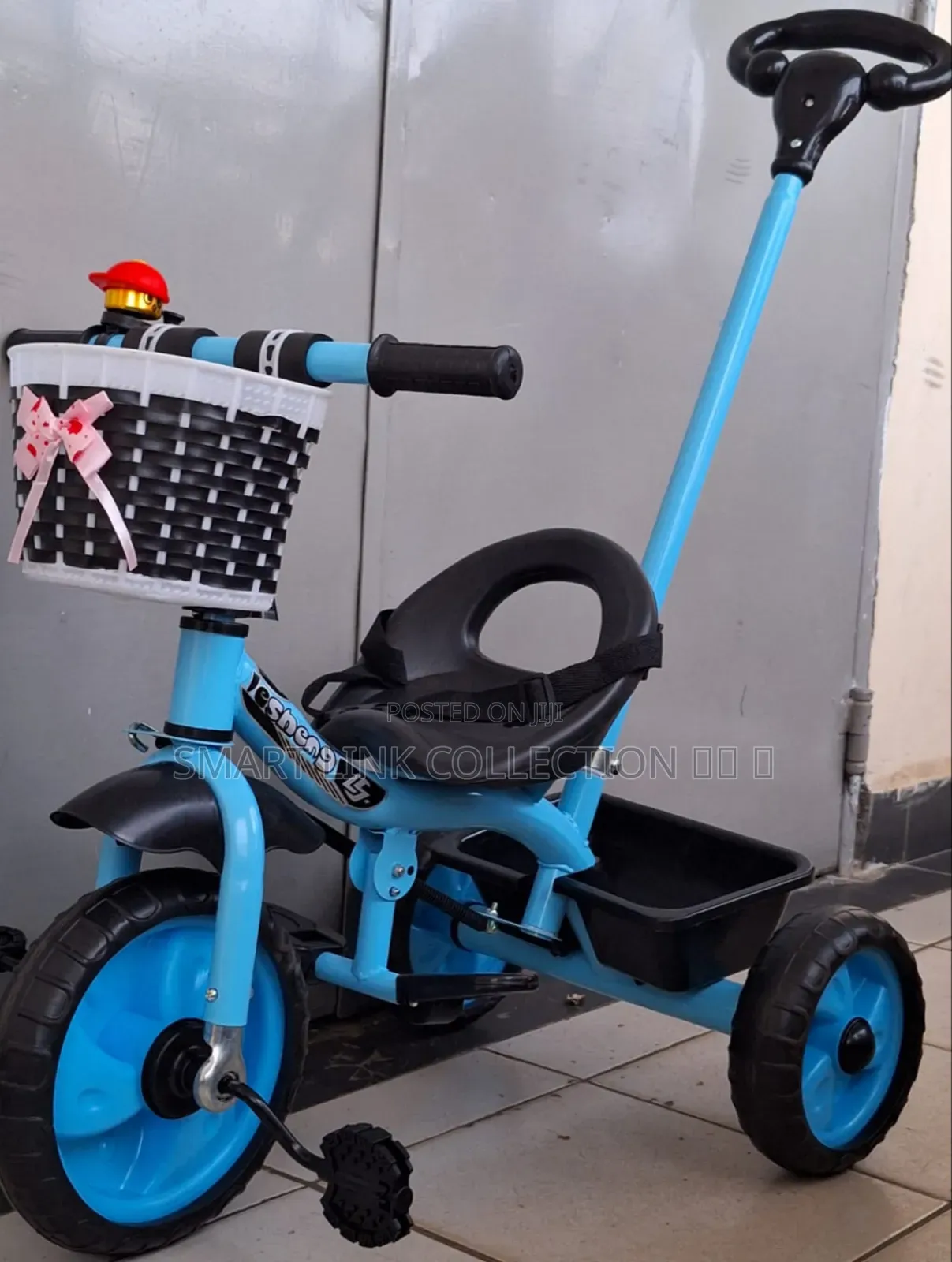 Tricycle With Push Handle