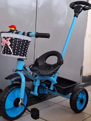 Tricycle With Push Handle