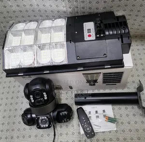 Waterproof V380 Floodlight 4g Triple Lens Solar