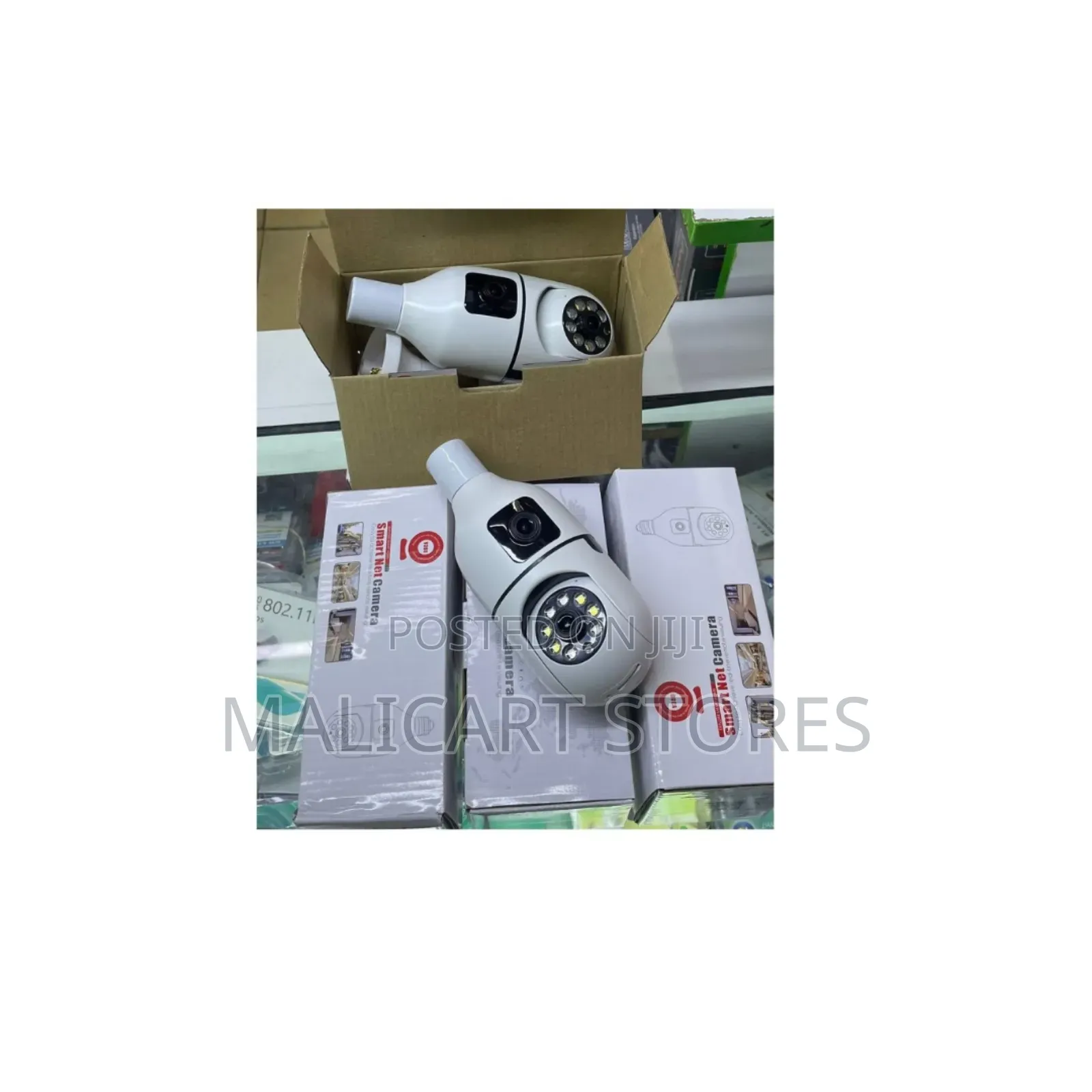 V380 PTZ Dual Lens Smart Bulb Camera
