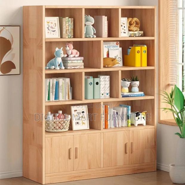 Office Cabinet: Unfinished Color Book Office Rack
