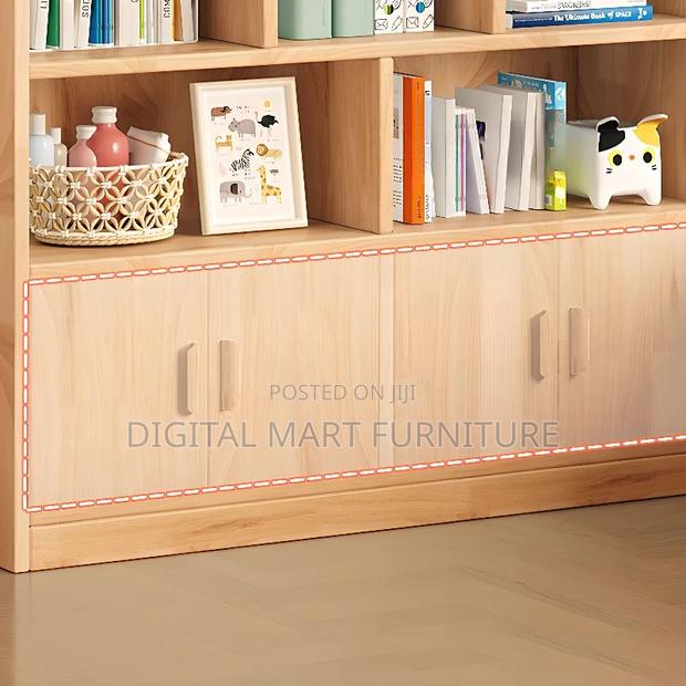 Office Cabinet: Unfinished Color Book Office Rack - thumbnail 2