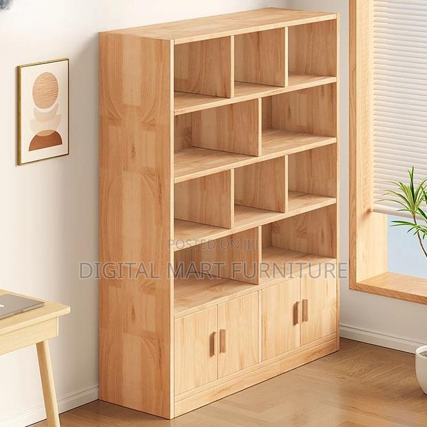Office Cabinet: Unfinished Color Book Office Rack - thumbnail 7