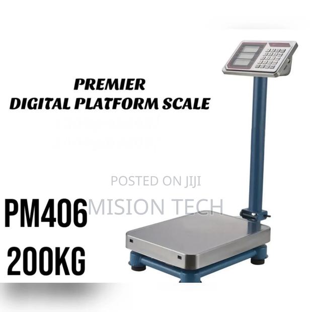 200kg Digital Platform Weighing Machine With Guard - main view