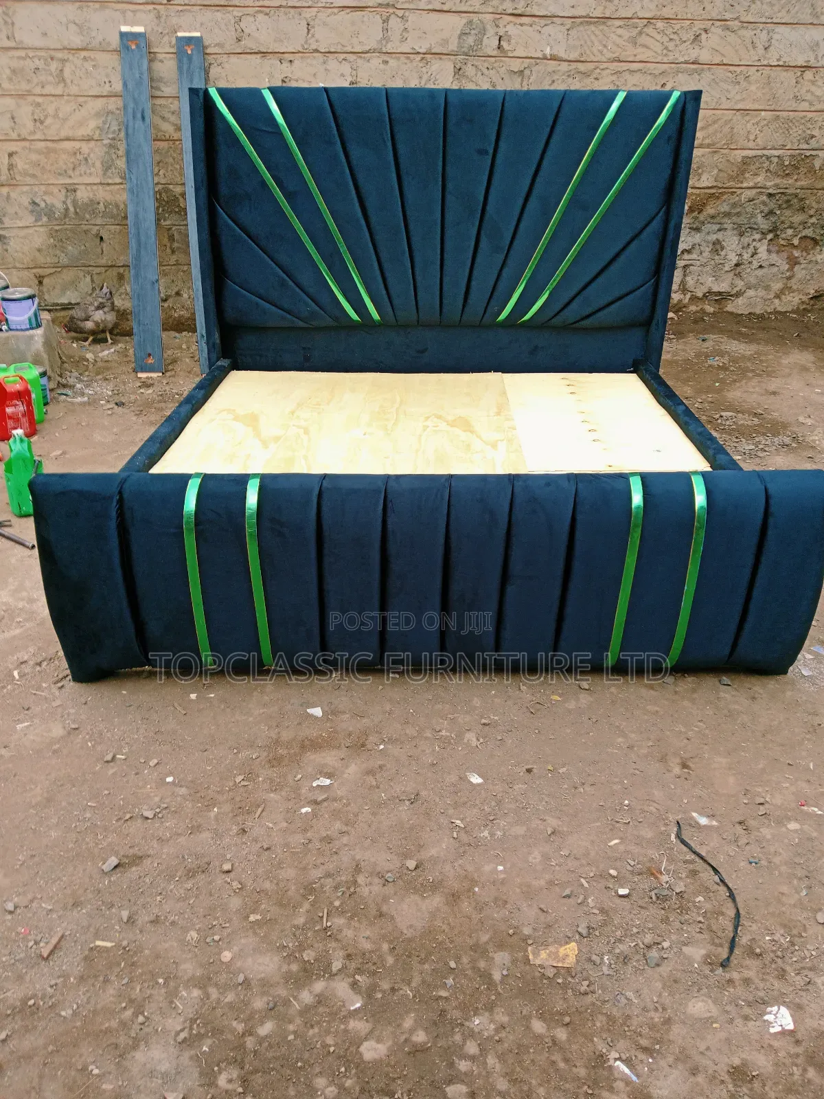 Chester King Size Navy Blue 6x6