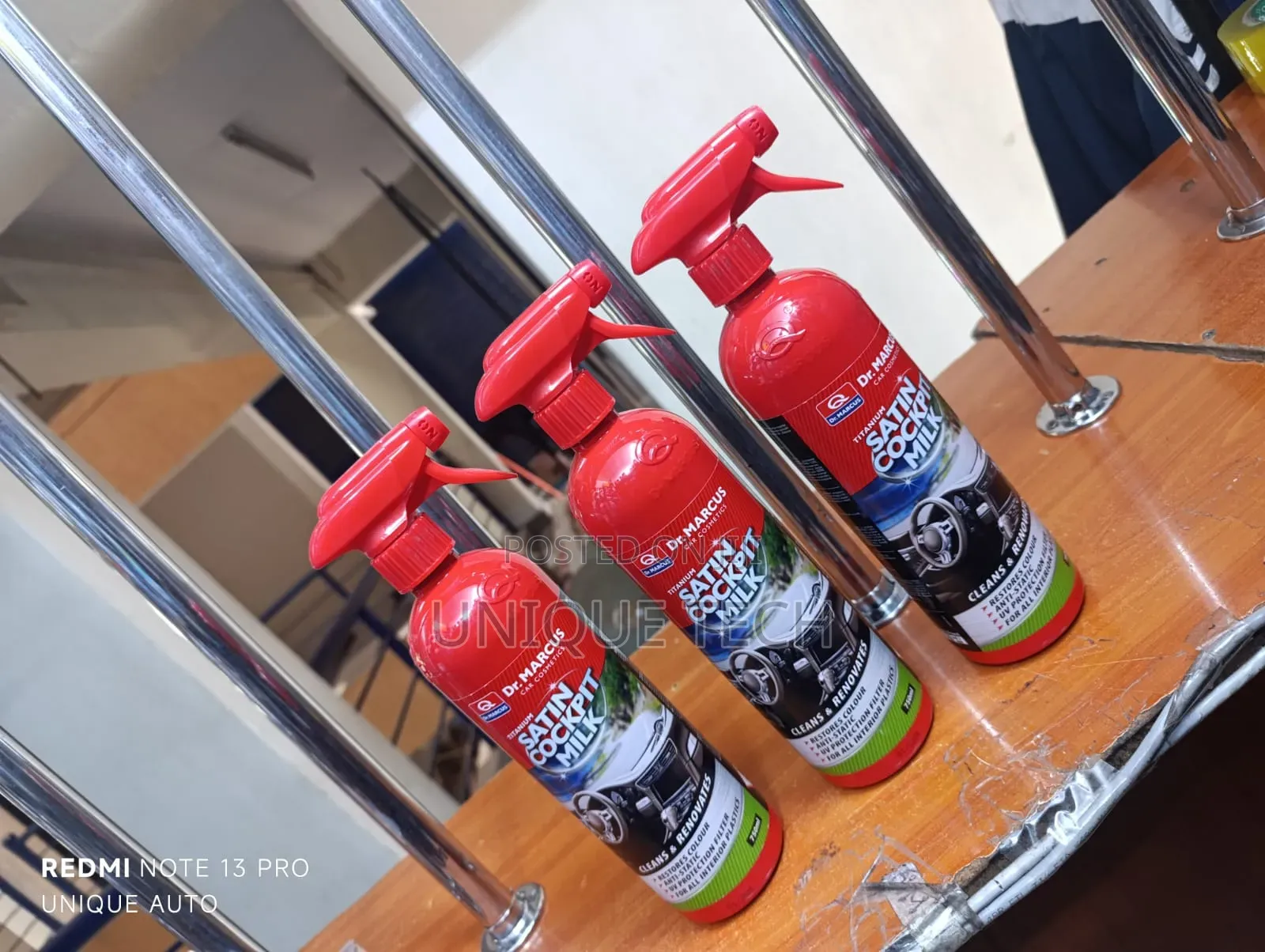 750ml Dr. Marcus Cockpit Milk Spray,Gloss Finish