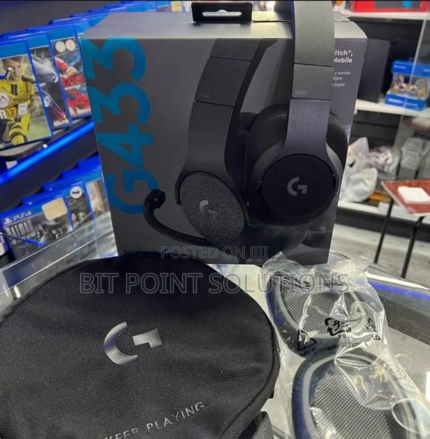 Logitech G433 Wired Gaming Headset Triple Black (G433