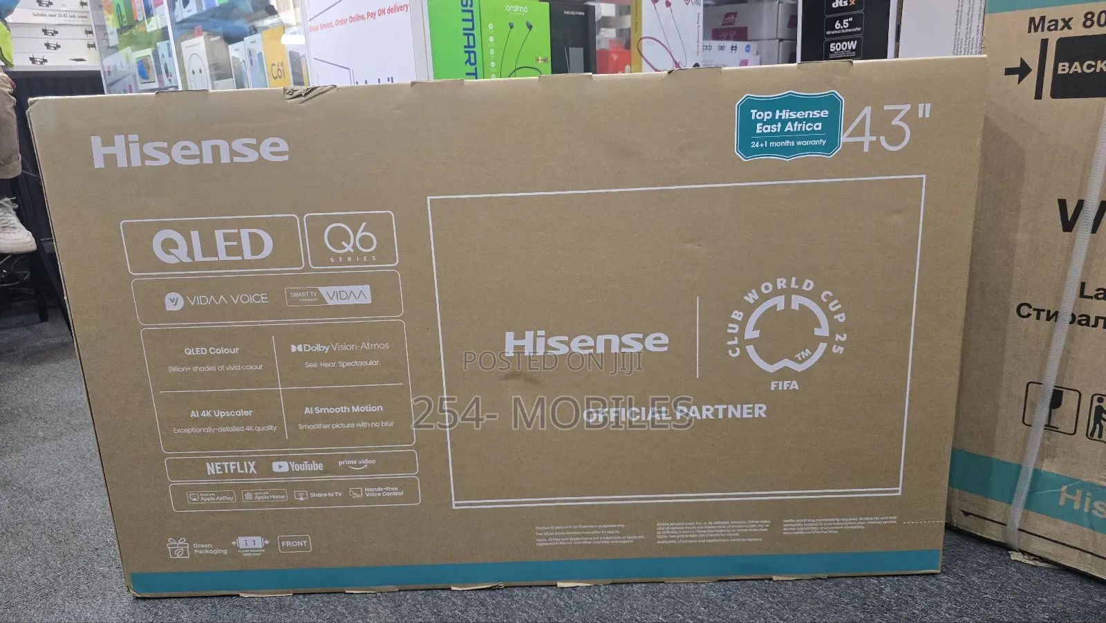 Hisense 43inch Qled Smart Uhd 
In Tv