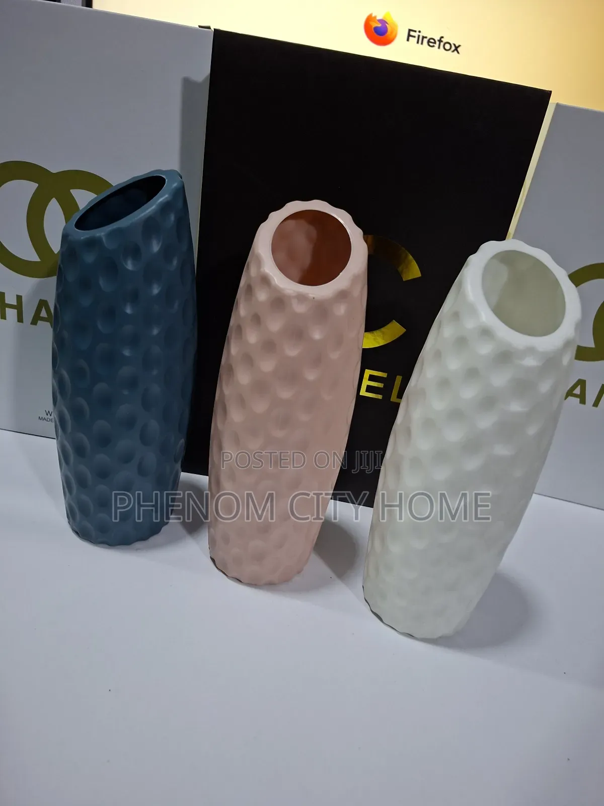 Plastic Flower Vases Available