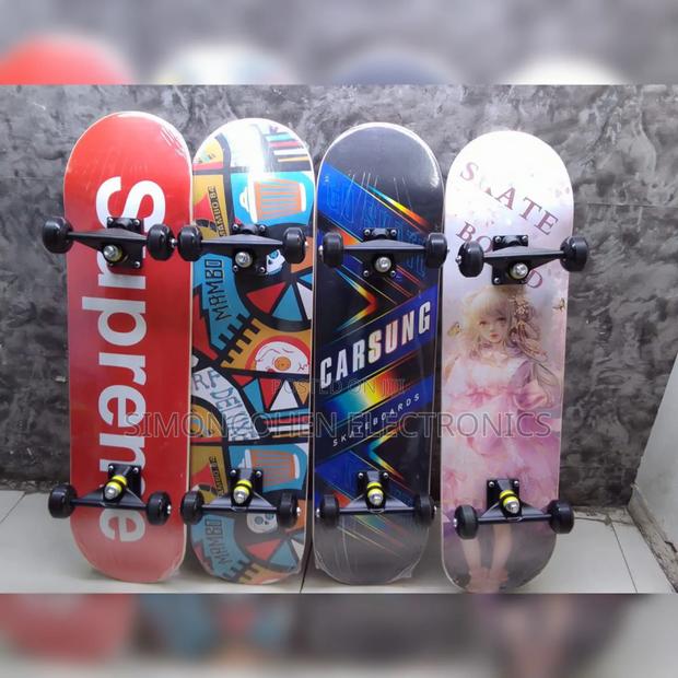 Graphic Long Skate Board - thumbnail 3