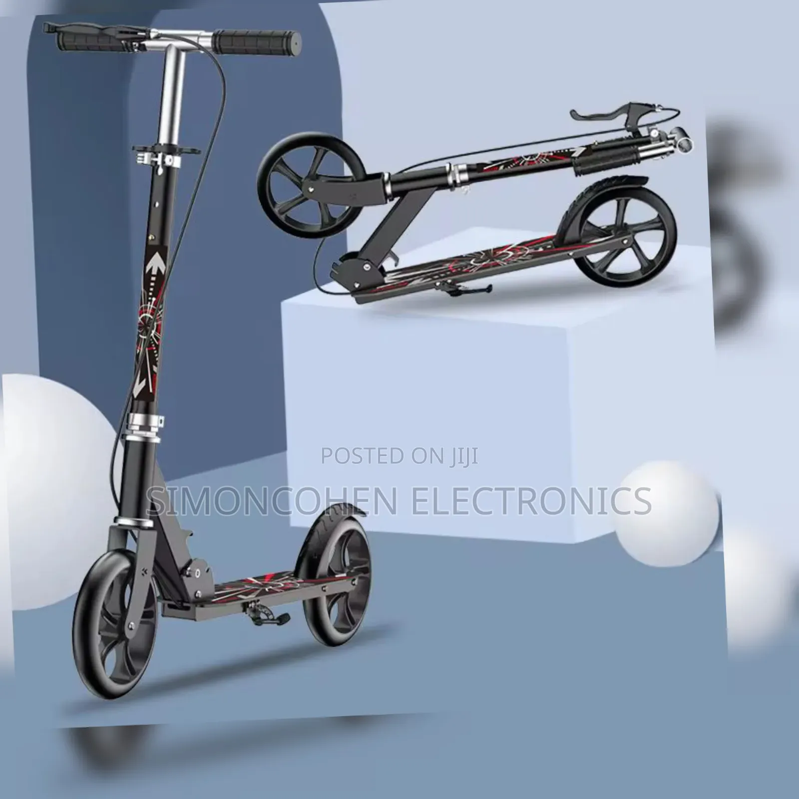 Foldable Metallic Scooter