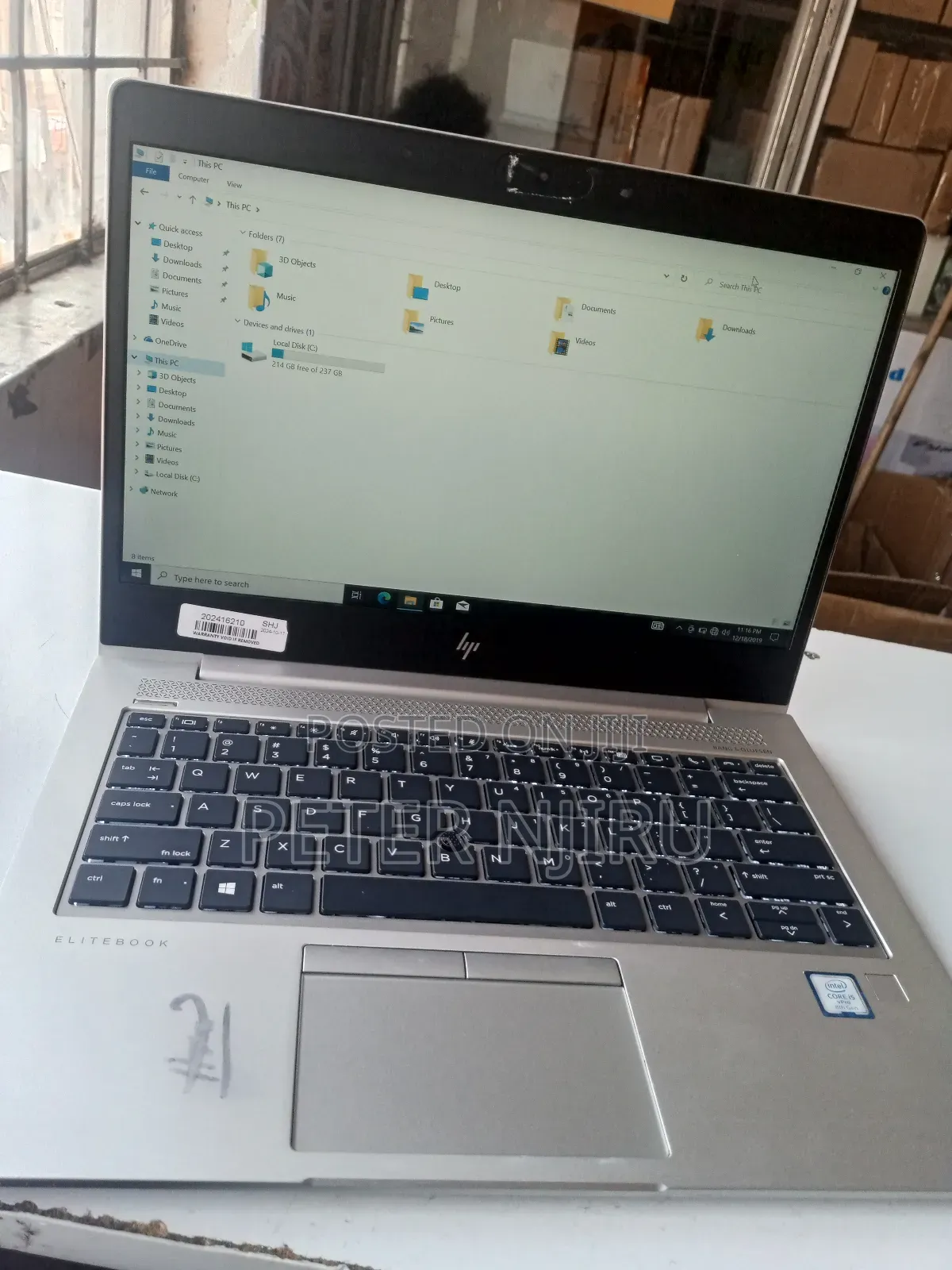 Laptop HP EliteBook 830 G6 16GB Intel Core I5 SSD 256GB