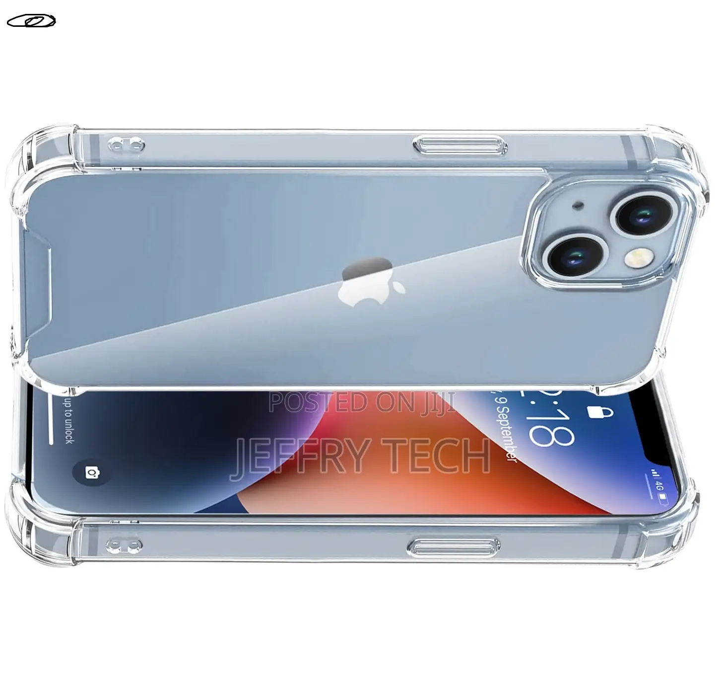 Egotude Transparent Hard Scratch Resistant for iPhone 14