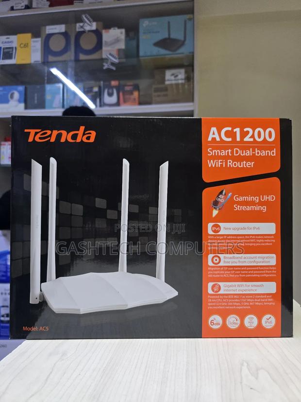Tenda Ac5 Ac1200 Dual Band Wifi Router