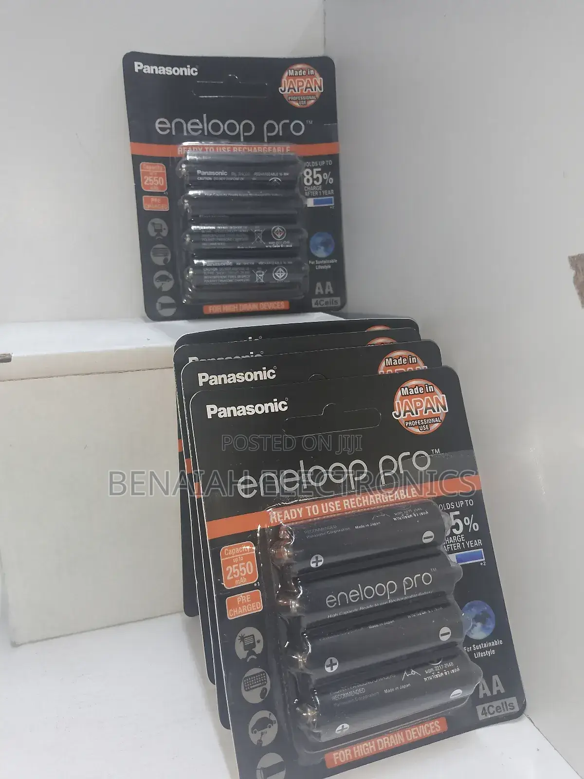 Rechargeable Panasonic Batteries 2550 Mah, Professional Use