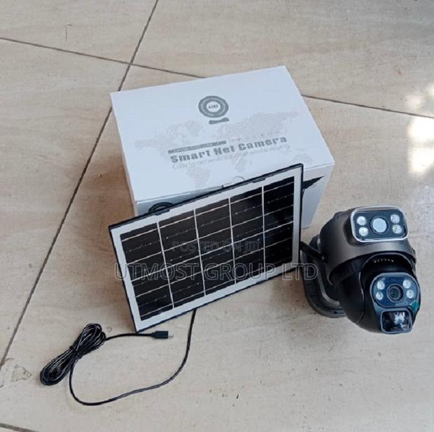 PTZ Sbrand Solar Sim Card Solar Camera V380 Pro Dual Lens