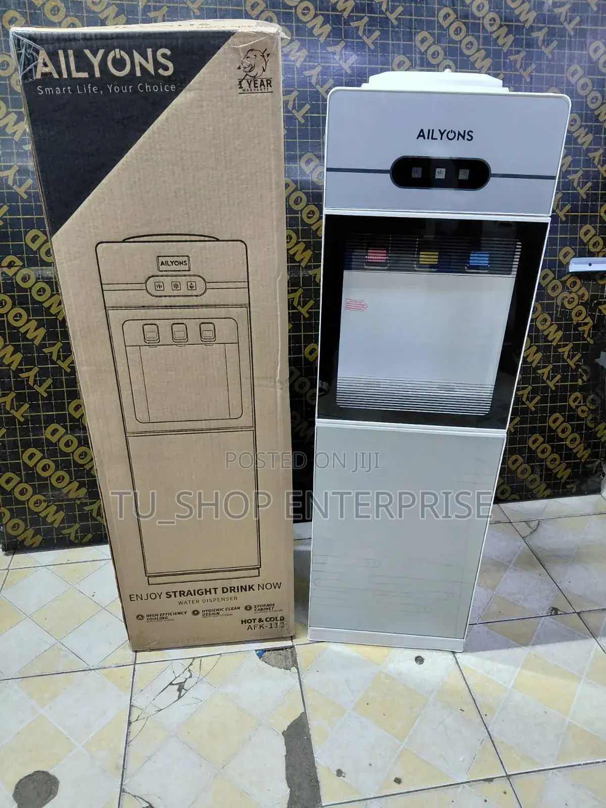 Ailyons 3 Taps Water Dispenser (Hot 'Normal and Cold)