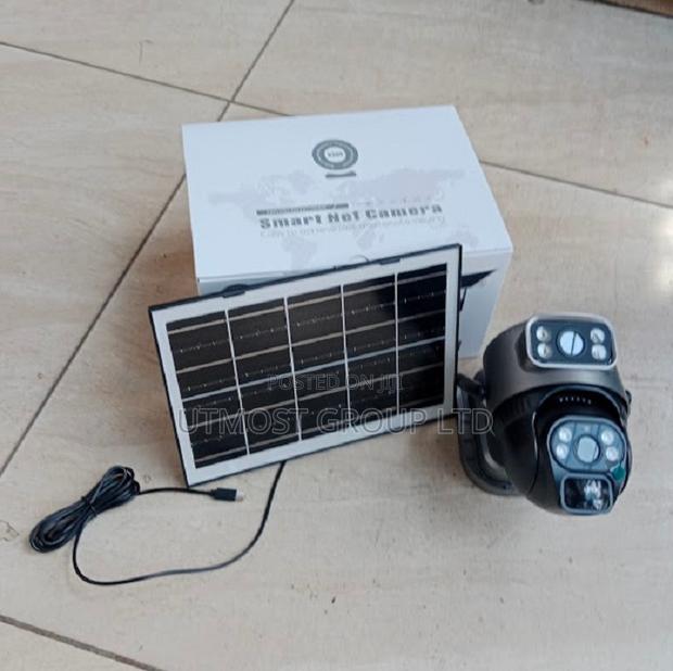 Solar-Powered With Rechargeable Battery V380 4g Solar Camera - main view