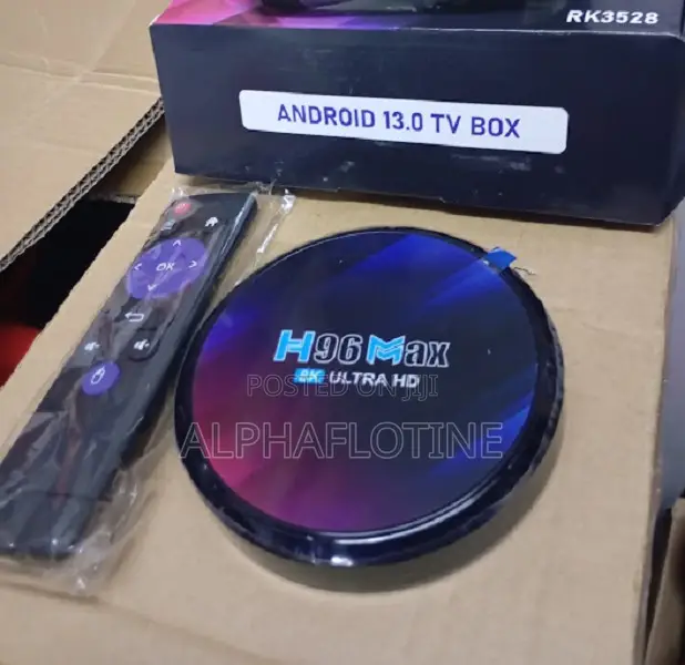 Android -13 H96 Max X4quad Core