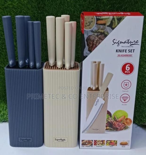 6 Pc Knife Set 
Brand Signature