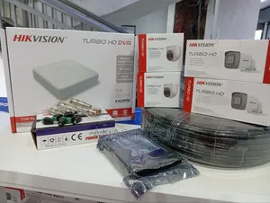 4 Channel Hikvision CCTV Set- 4 Cameras
