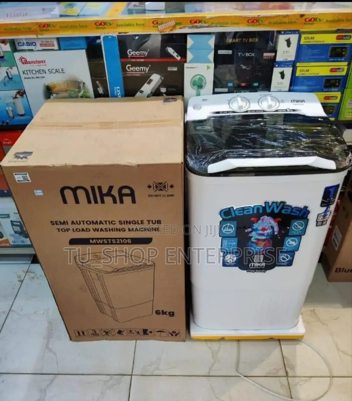 Washing Machinemika , 6kg, Semi Automatic, Single Mwsts2106