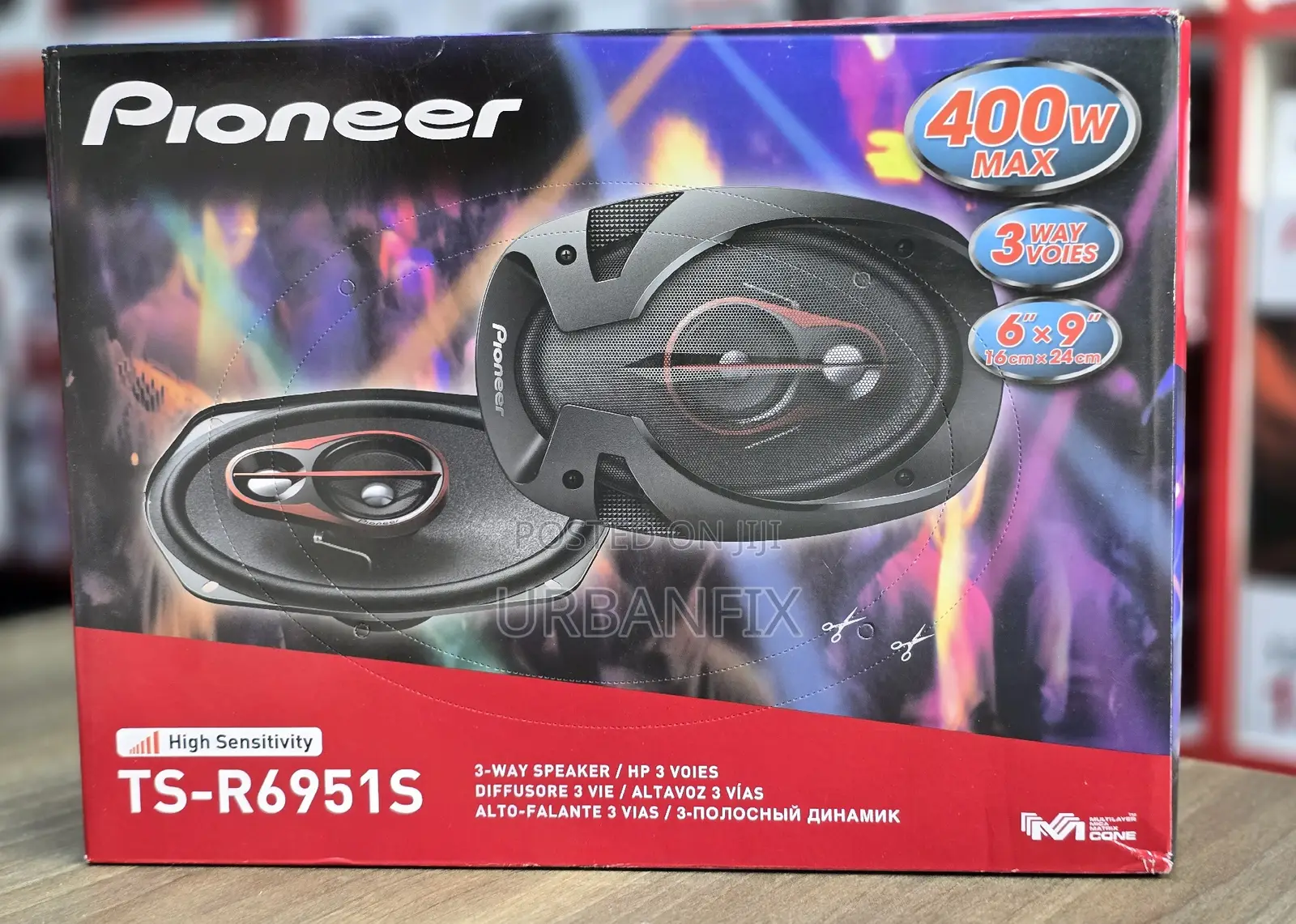 Pioneer Ts-R6951s 400watts Oval Midrange Speakers