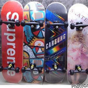 Graphic Long Skate Board - main view