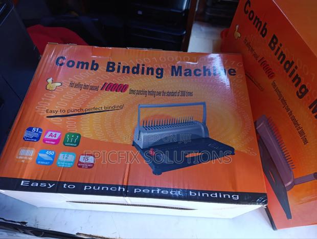 Comb Binding Machine A4 and Easy to Punch - main view