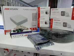 4 Cameras CCTV Complete Package Night Vision