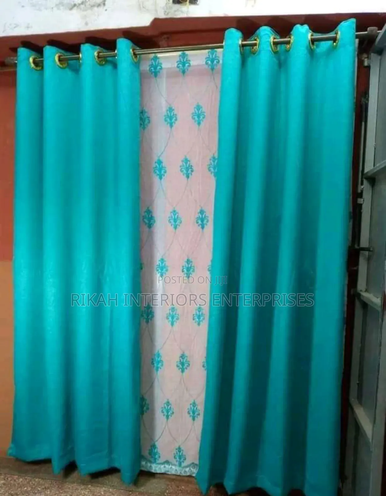 Turquoise Curtain