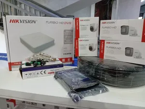 Hikvision 4 Channels 4 Cameras CCTV Package Kit