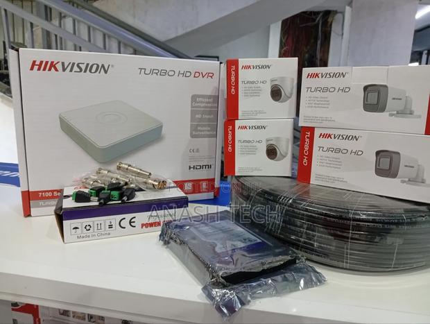 Hikvision 4 Channels 4 Cameras CCTV Package Kit - thumbnail 2