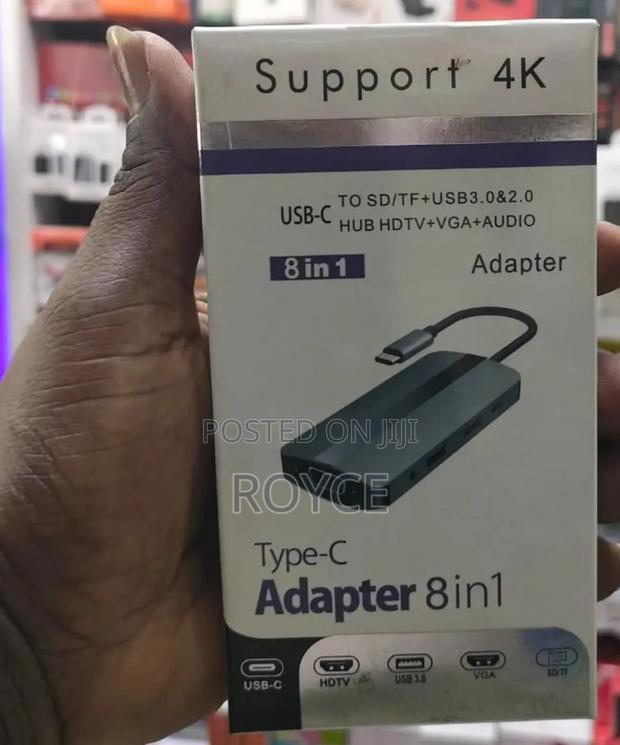 Type -C 8 in 1 Usb Hub Adapter - main view