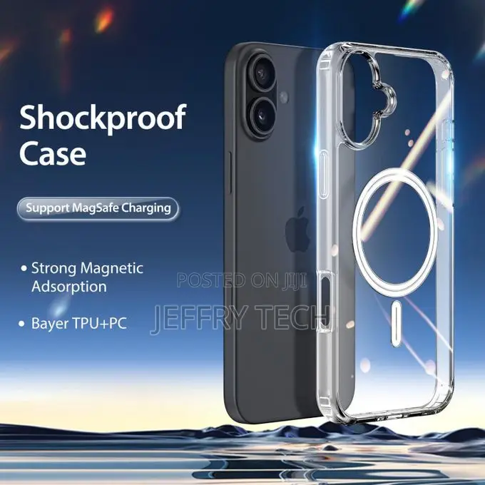Clin Mag Series Clear Case Cover With Magsafe for iPhone 16