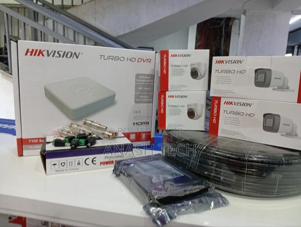 Hikvision 4 Channels 4 Cameras CCTV Package - thumbnail 2