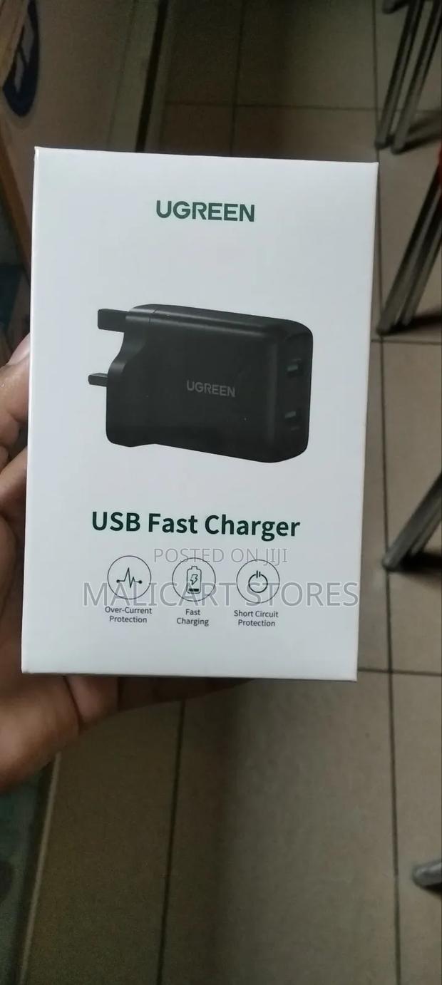 Ugreen Cd161 Usb Fast Charger Uk Black