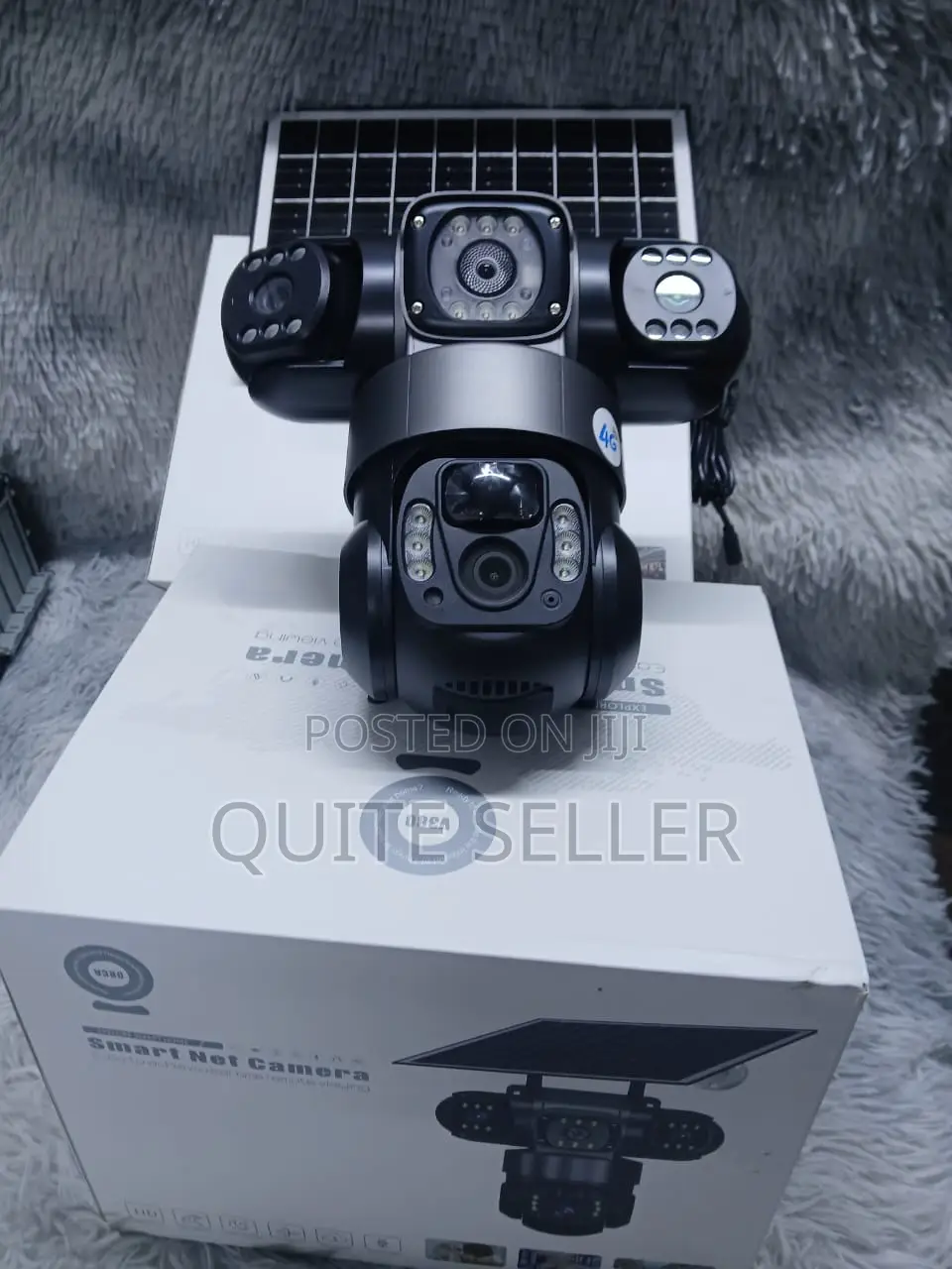 V380pro 4g Outdoor Solar Camera 6mp 3 Lens 3 Screens