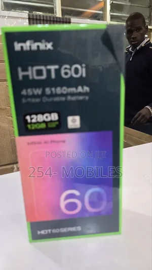 New Infinix Hot 60i 128 GB Black