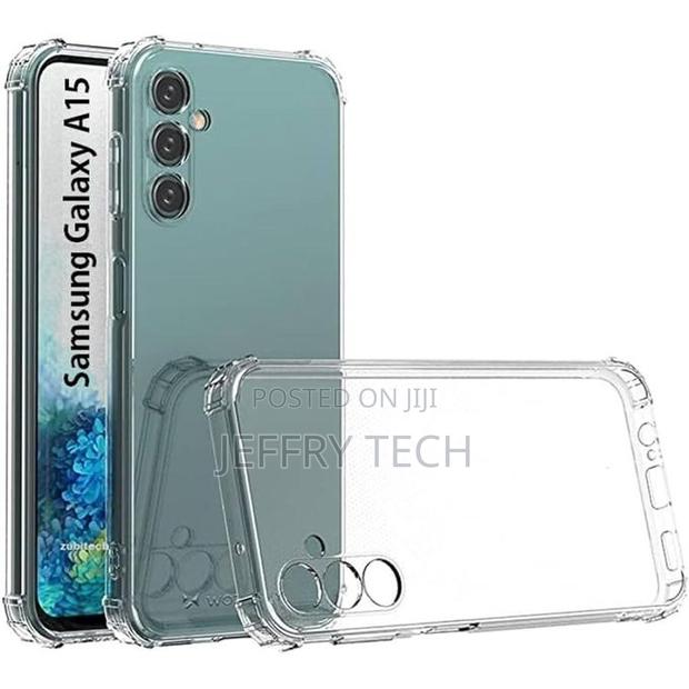 Puckrage Crystal Clear Case for Samsung Galaxy A15