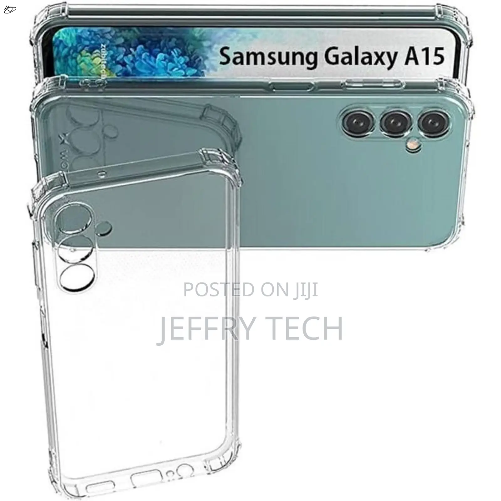 Puckrage Crystal Clear Case for Samsung Galaxy A15