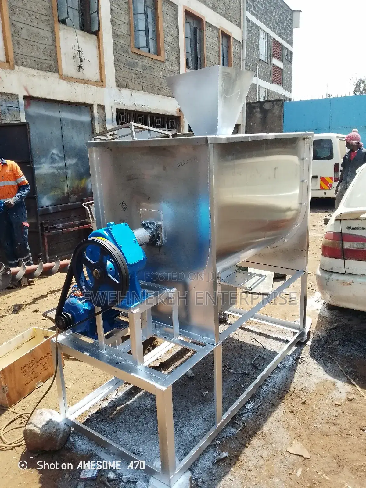 Configuration Ribbon Blender Mixers