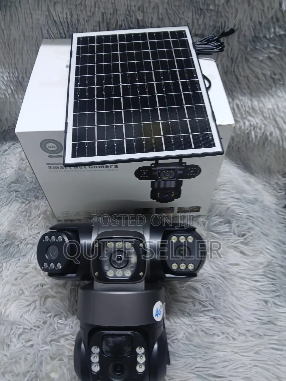 Two Way Audio V380 Pro Triple Lens 4g Solar PTZ Solar CCTV