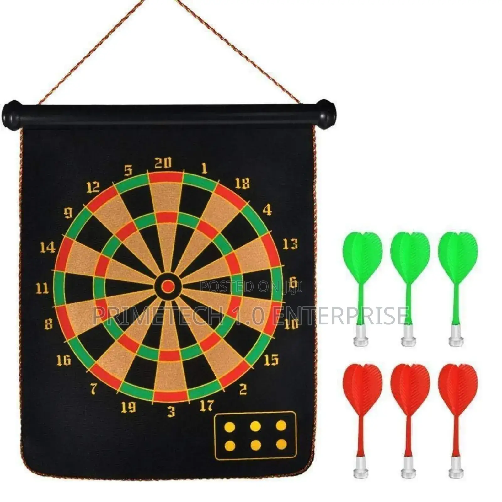 Foldable Magnetic Dart Board