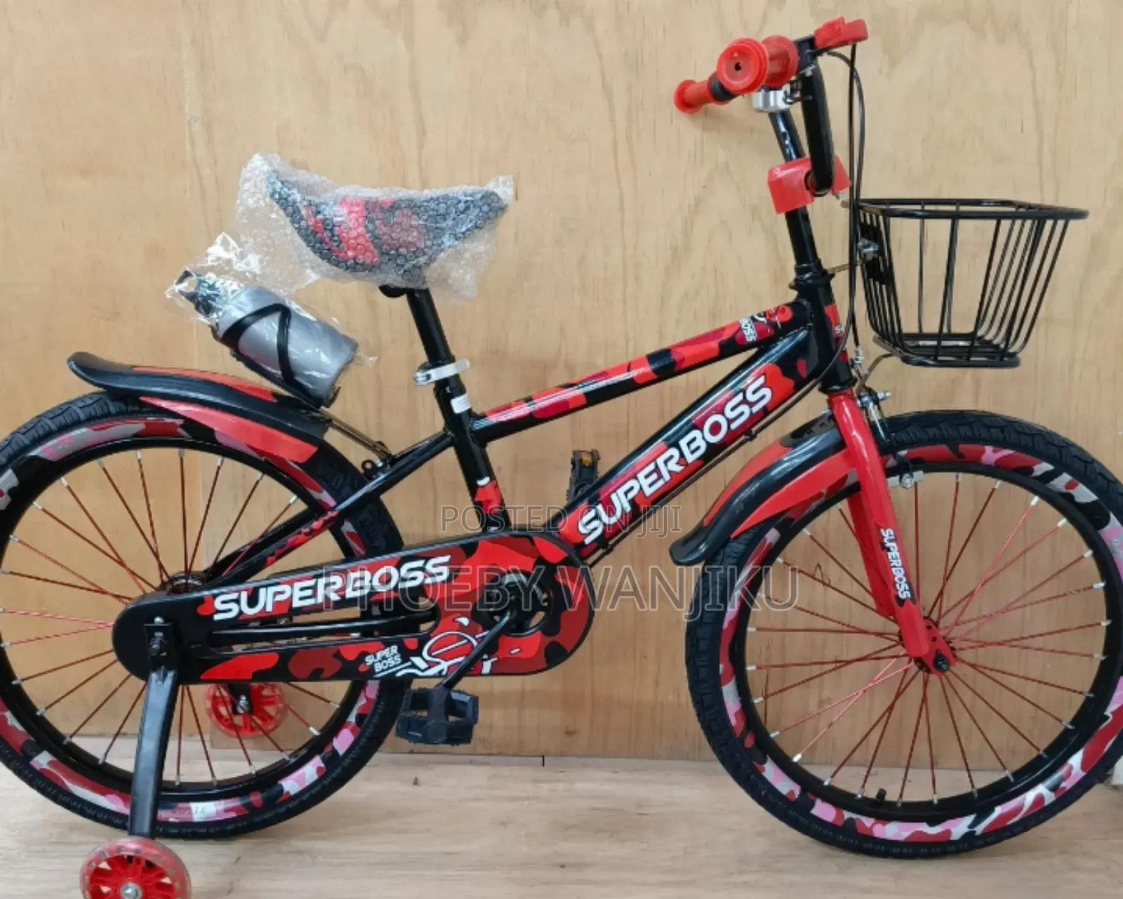 Flowered Childrens Bike