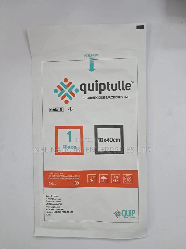 Quiptulle, Chlorhexidine Gauze Dressing 10x40cm (10pcs)