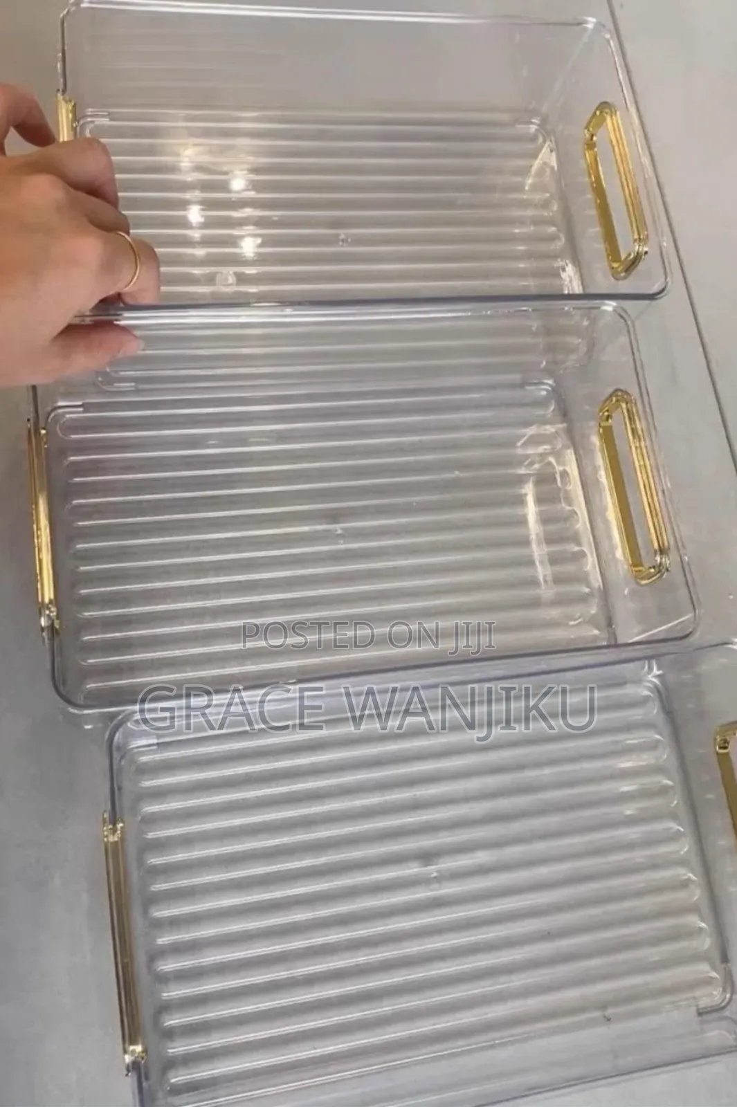 *Medium Acrylic Storage Fridge Organiser/Storage