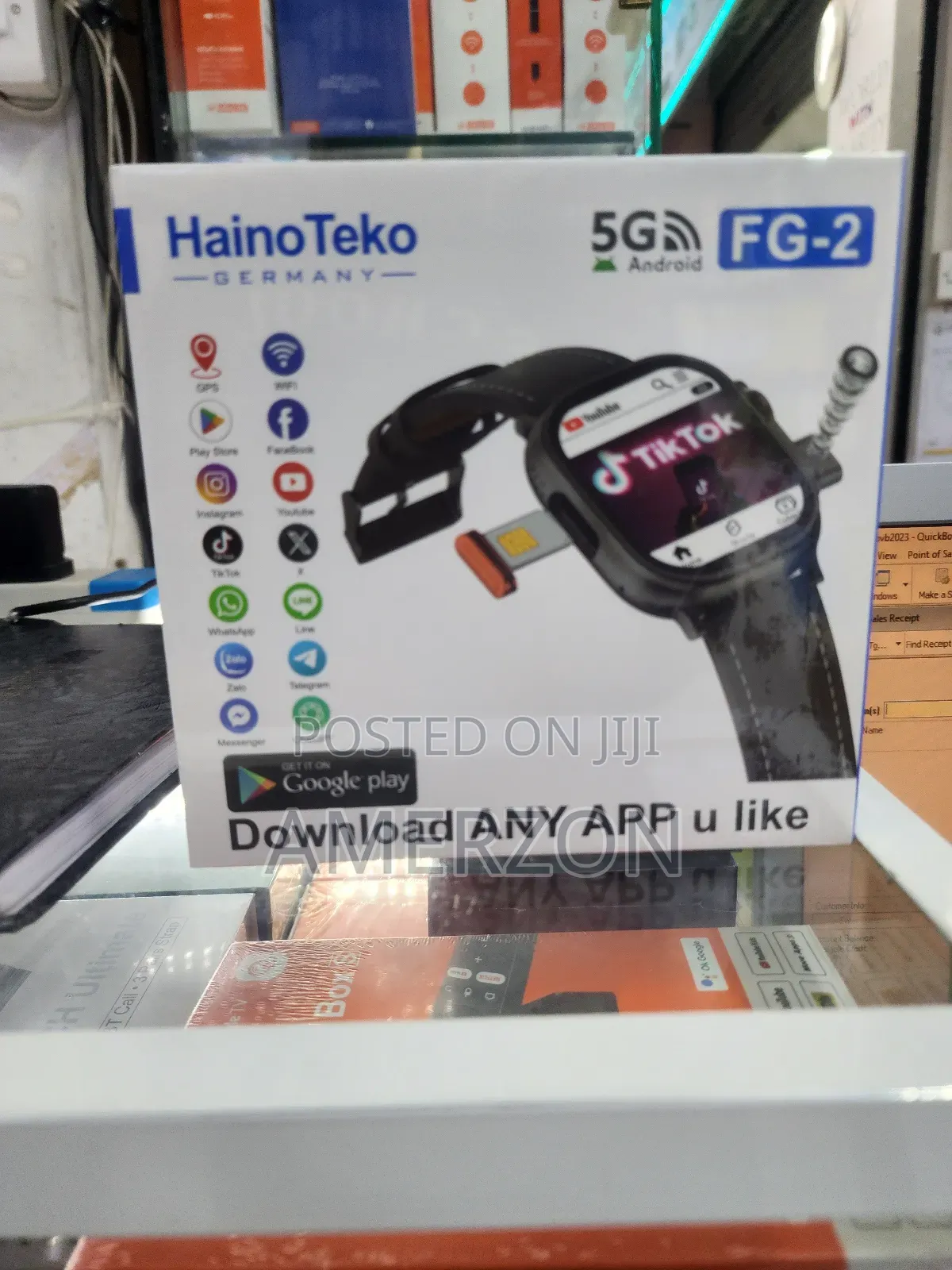Hainoteko Fg-2 5g Android Smart Watch With 5g Sim